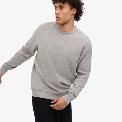 Colorful Standard Classic Organic Crew Neck Heather Grey - Steranko Clothing Manchester