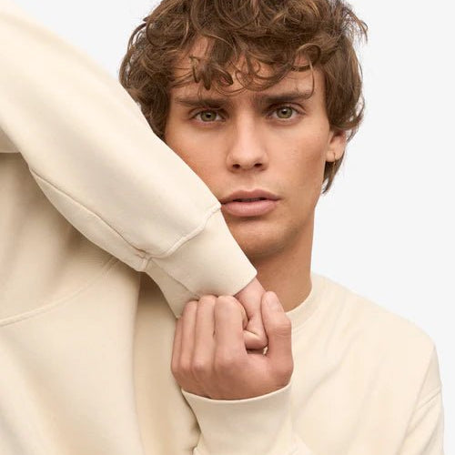 Colorful Standard Classic Organic Crew Neck Ivory White - Steranko Clothing Manchester