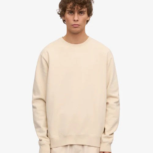 Colorful Standard Classic Organic Crew Neck Ivory White - Steranko Clothing Manchester