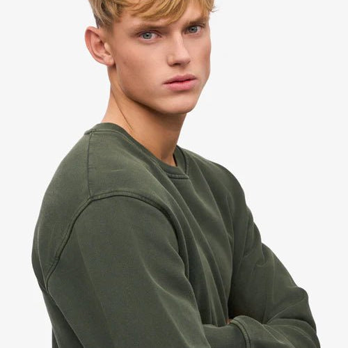 Colorful Standard Classic Organic Crew Neck Midnight Forest - Steranko Clothing Manchester