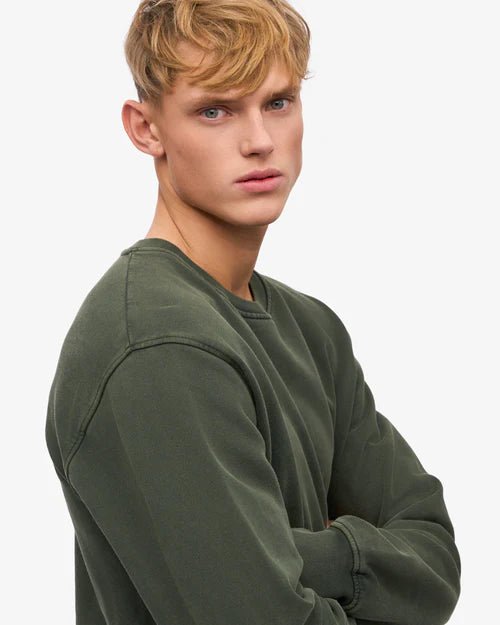 Colorful Standard Classic Organic Crew Neck Midnight Forest - Steranko Clothing Manchester