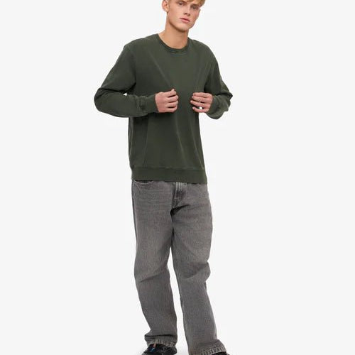 Colorful Standard Classic Organic Crew Neck Midnight Forest - Steranko Clothing Manchester