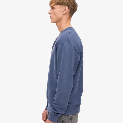 Colorful Standard Classic Organic Crew Neck Neptune Blue - Steranko Clothing Manchester