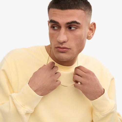 Colorful Standard Classic Organic Crew Neck Soft Yellow - Steranko Clothing Manchester