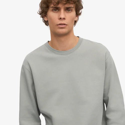 Colorful Standard Classic Organic Crew Neck Steel Blue - Steranko Clothing Manchester