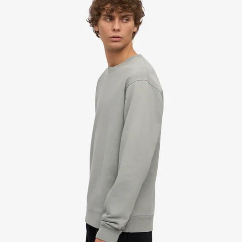 Colorful Standard Classic Organic Crew Neck Steel Blue - Steranko Clothing Manchester