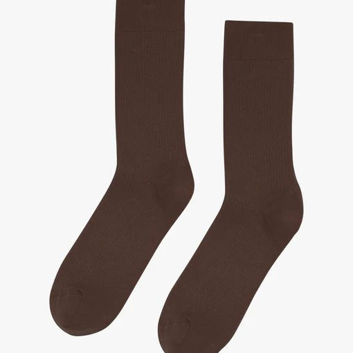 Colorful Standard Classic Organic Sock Coffee Brown - Steranko Clothing Manchester