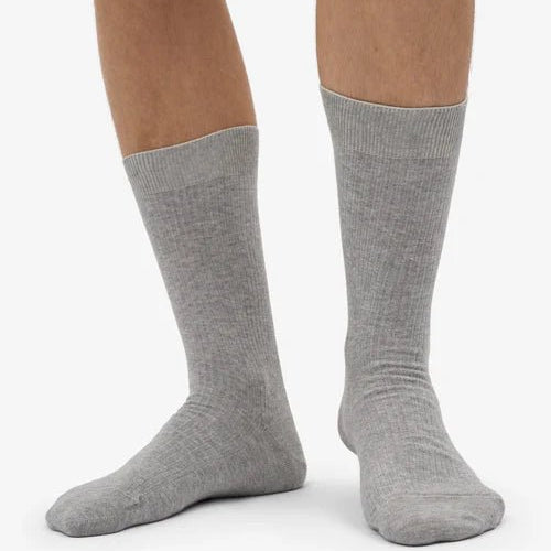 Colorful Standard Classic Organic Sock Heather Grey - Steranko Clothing Manchester