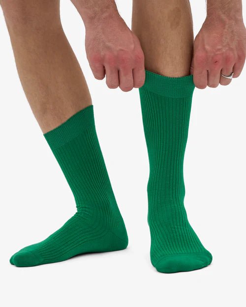 Colorful Standard Classic Organic Sock Kelly Green - Steranko Clothing Manchester