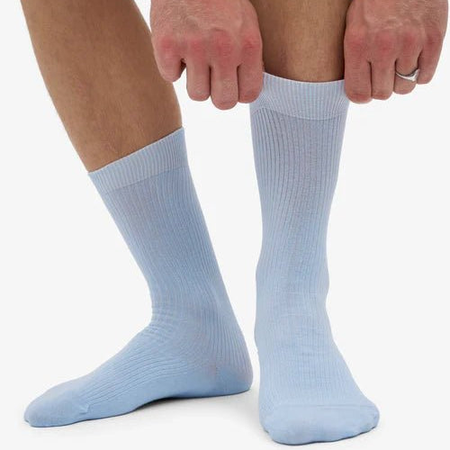 Colorful Standard Classic Organic Sock Polar Blue - Steranko Clothing Manchester