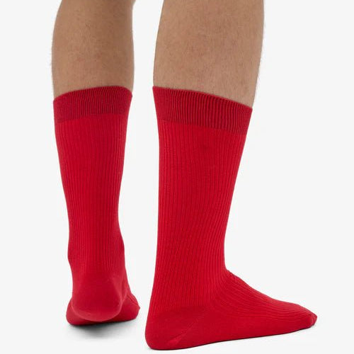 Colorful Standard Classic Organic Sock Scarlet Red - Steranko Clothing Manchester