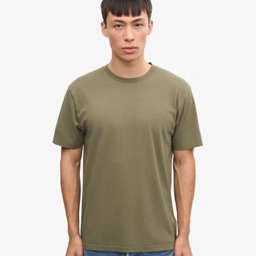 Colorful Standard Classic Organic Tee Dusty Olive - Steranko Clothing Manchester