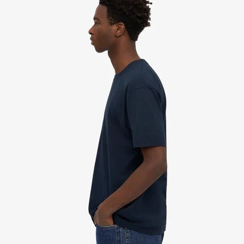 Colorful Standard Classic Organic Tee Navy Blue - Steranko Clothing Manchester