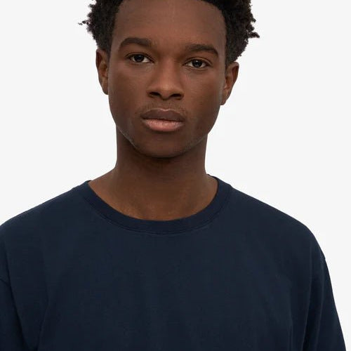 Colorful Standard Classic Organic Tee Navy Blue - Steranko Clothing Manchester