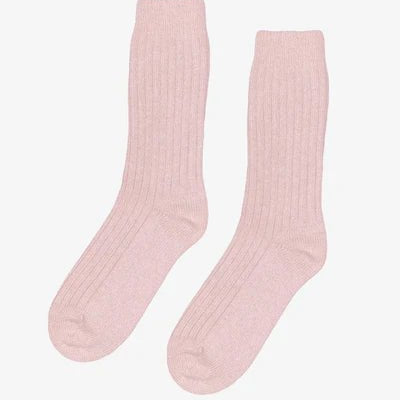 Colorful Standard Merino Wool Blend Sock Faded Pink - Steranko Clothing Manchester