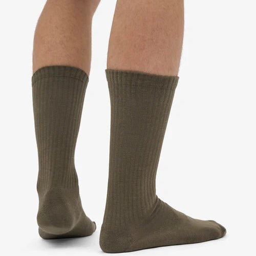 Colorful Standard Organic Active Sock Dusty Olive - Steranko Clothing Manchester