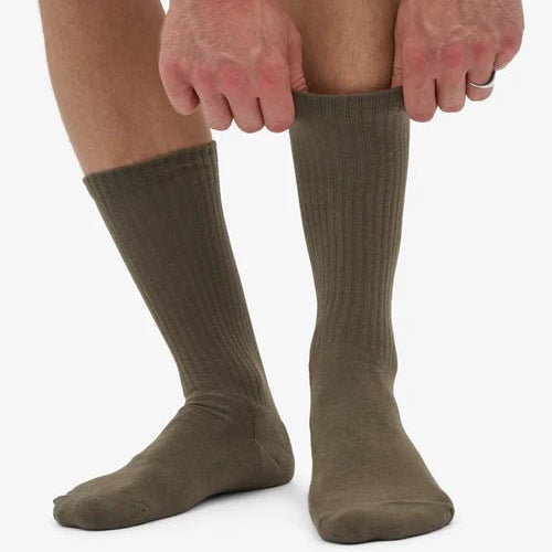 Colorful Standard Organic Active Sock Dusty Olive - Steranko Clothing Manchester