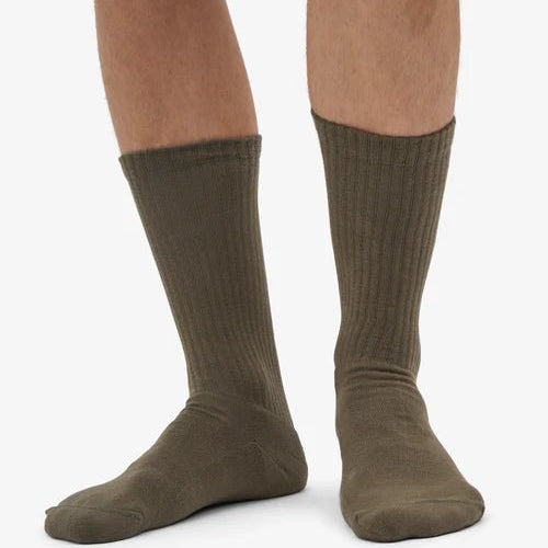 Colorful Standard Organic Active Sock Dusty Olive - Steranko Clothing Manchester