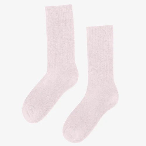 Colorful Standard Organic Active Sock Faded Pink - Steranko Clothing Manchester
