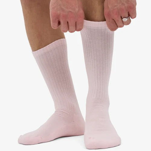 Colorful Standard Organic Active Sock Faded Pink - Steranko Clothing Manchester