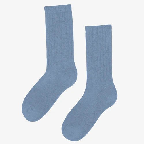 Colorful Standard Organic Active Sock Steel Blue - Steranko Clothing Manchester