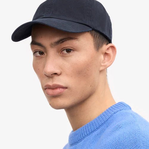 Colorful Standard Organic Cotton Cap Navy Blue - Steranko Clothing Manchester