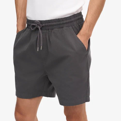 Colorful Standard Organic Twill Shorts Lava Grey - Steranko Clothing Manchester