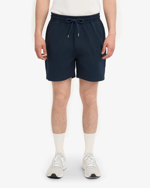 Colorful Standard Organic Twill Shorts Navy Blue - Steranko Clothing Manchester
