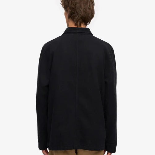 Colorful Standard Organic Workwear Jacket Deep Black - Steranko Clothing Manchester