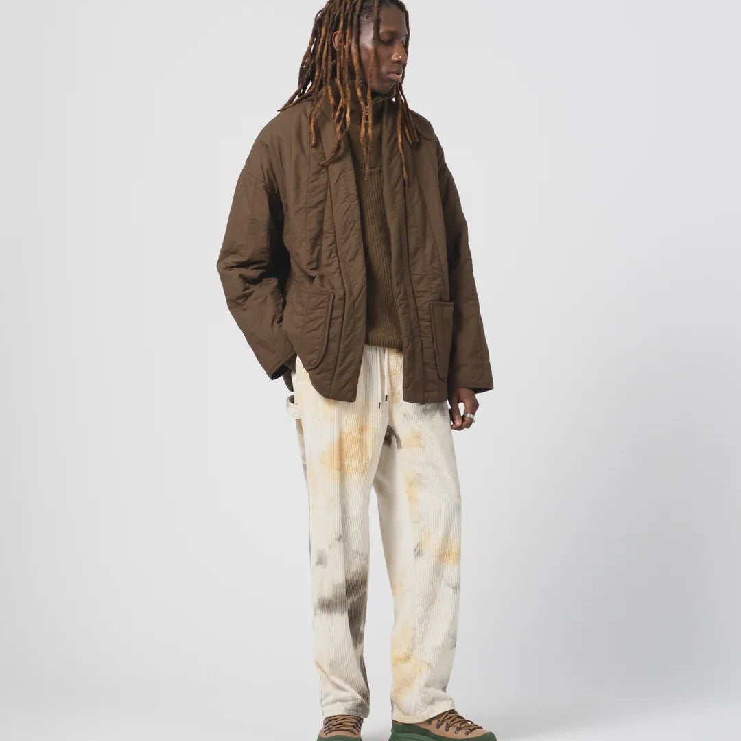 Eat Dust Unisex Edo Quilted Jacket Java Brown - Steranko Clothing Manchester