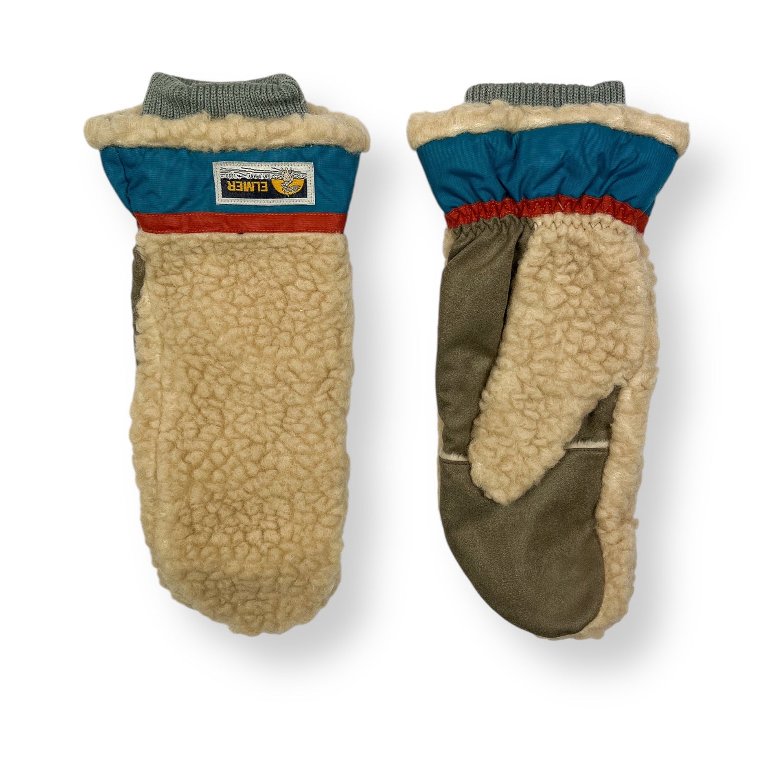 ELMER EM354 Teddy Mitten Beige/Blue - Steranko Clothing Manchester