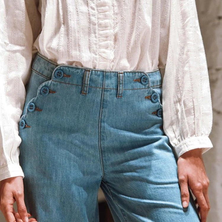 Emile Et Ida Barnabe Bridge Pants Denim - Steranko Clothing Manchester