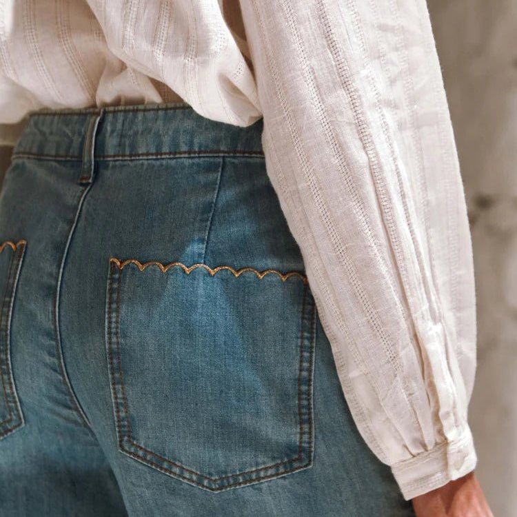 Emile Et Ida Barnabe Bridge Pants Denim - Steranko Clothing Manchester