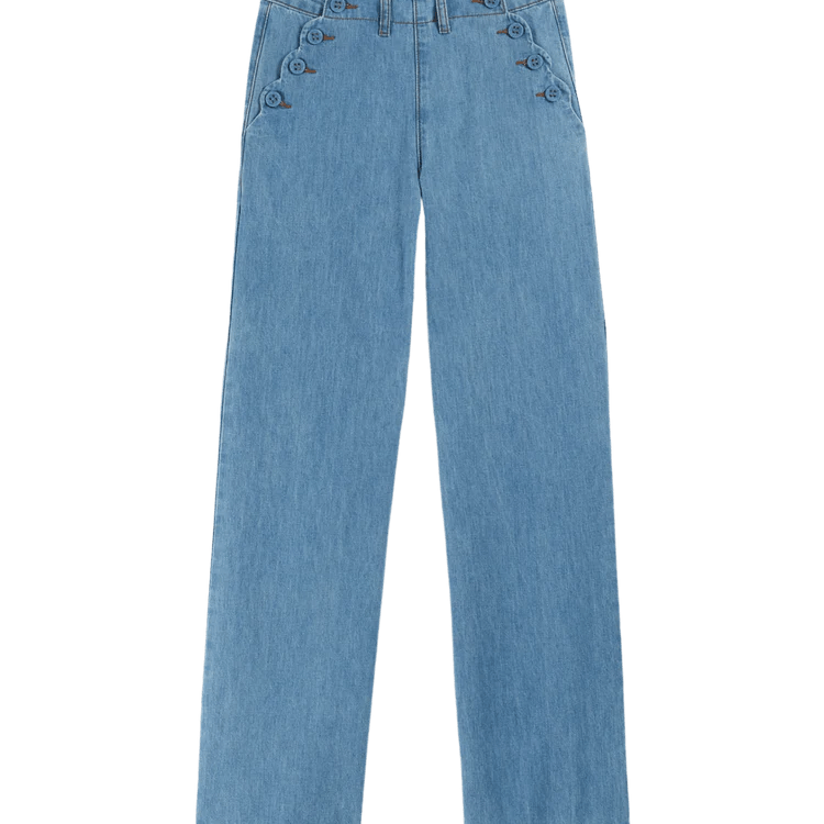 Emile Et Ida Barnabe Bridge Pants Denim - Steranko Clothing Manchester