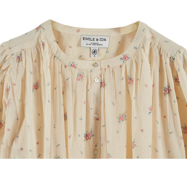 Emile & Ida Dounia Blouse Daisy - Steranko Clothing Manchester