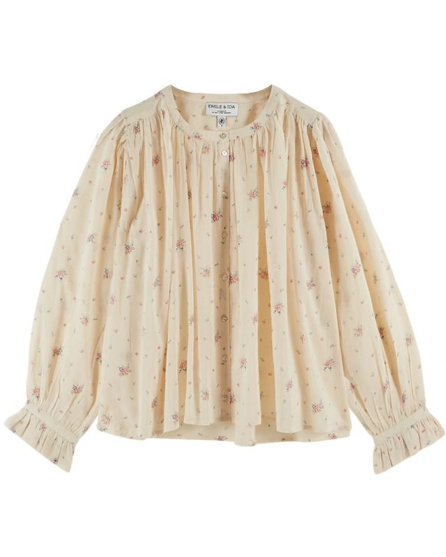 Emile & Ida Dounia Blouse Daisy - Steranko Clothing Manchester