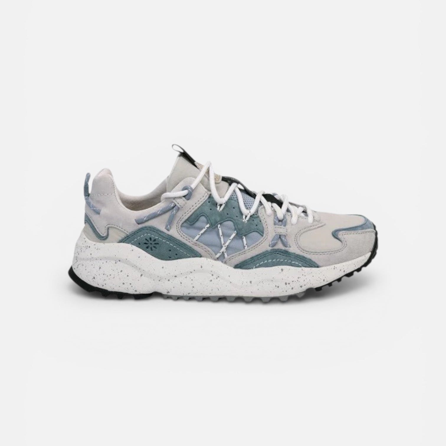 Flower Mountain Yamabushi Suede/Nylon Ripstop Grey - Sugar / Paper - Navy - Steranko Clothing Manchester
