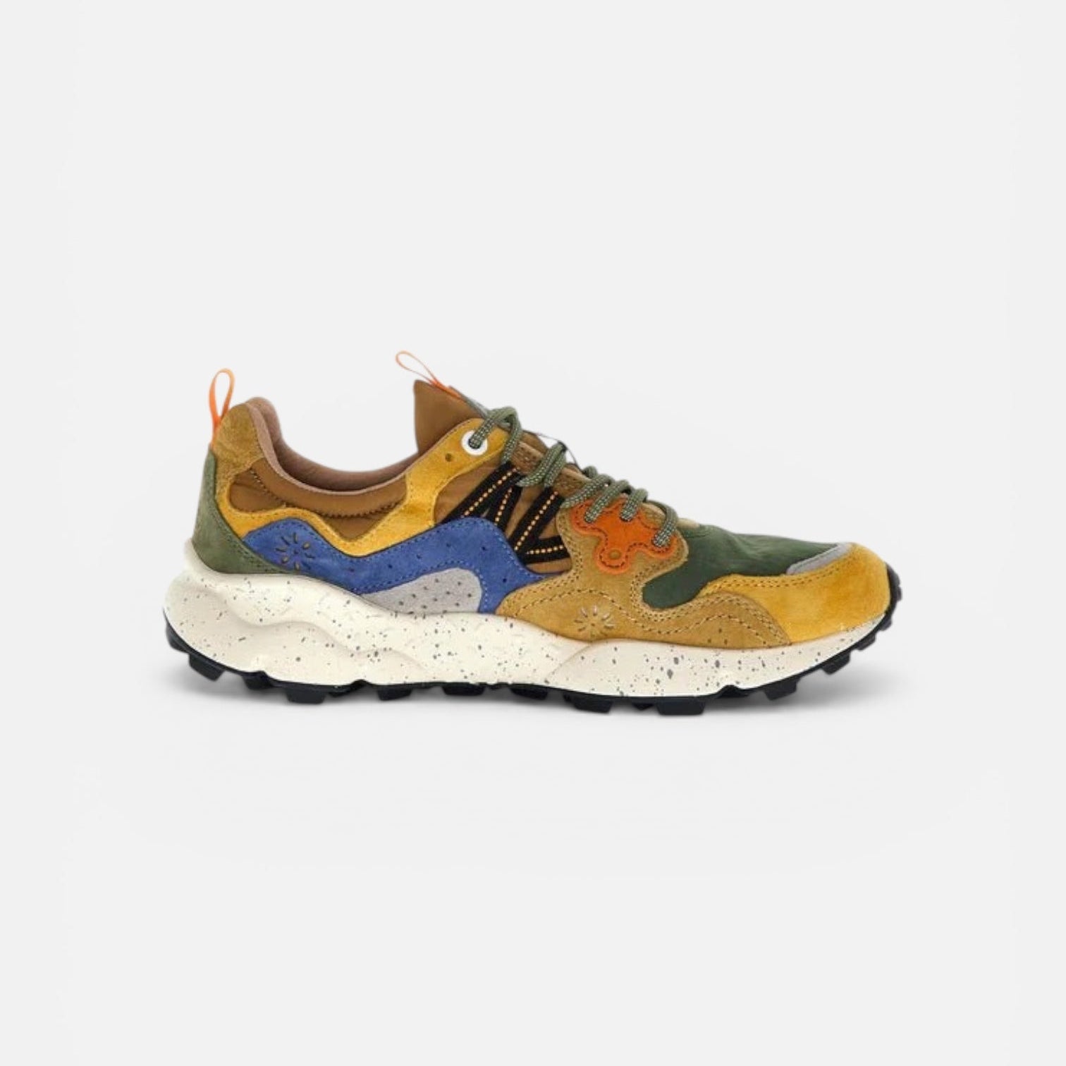 Flower Mountain Yamano 3 Suede/Nylon Yellow - Khaki - Beige - Steranko Clothing Manchester
