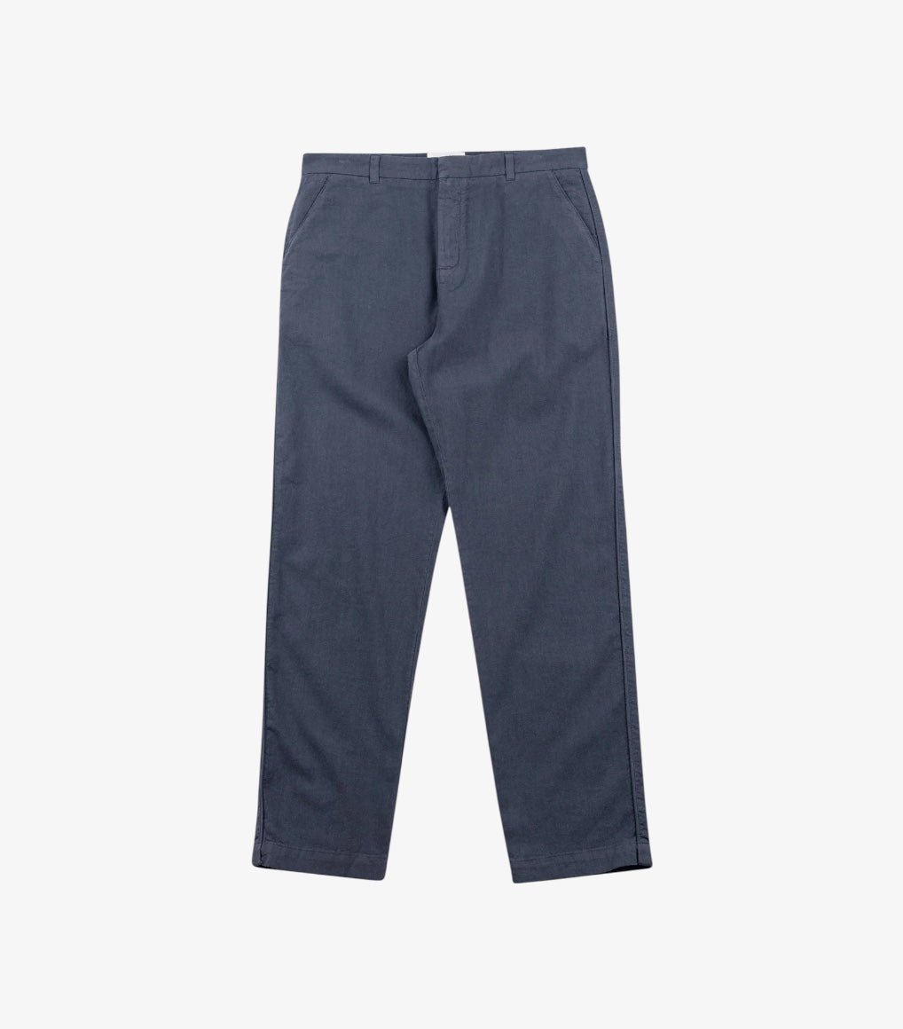 Folk Drawcord Assembly Pant Black Cotton / Linen - Steranko Clothing Manchester