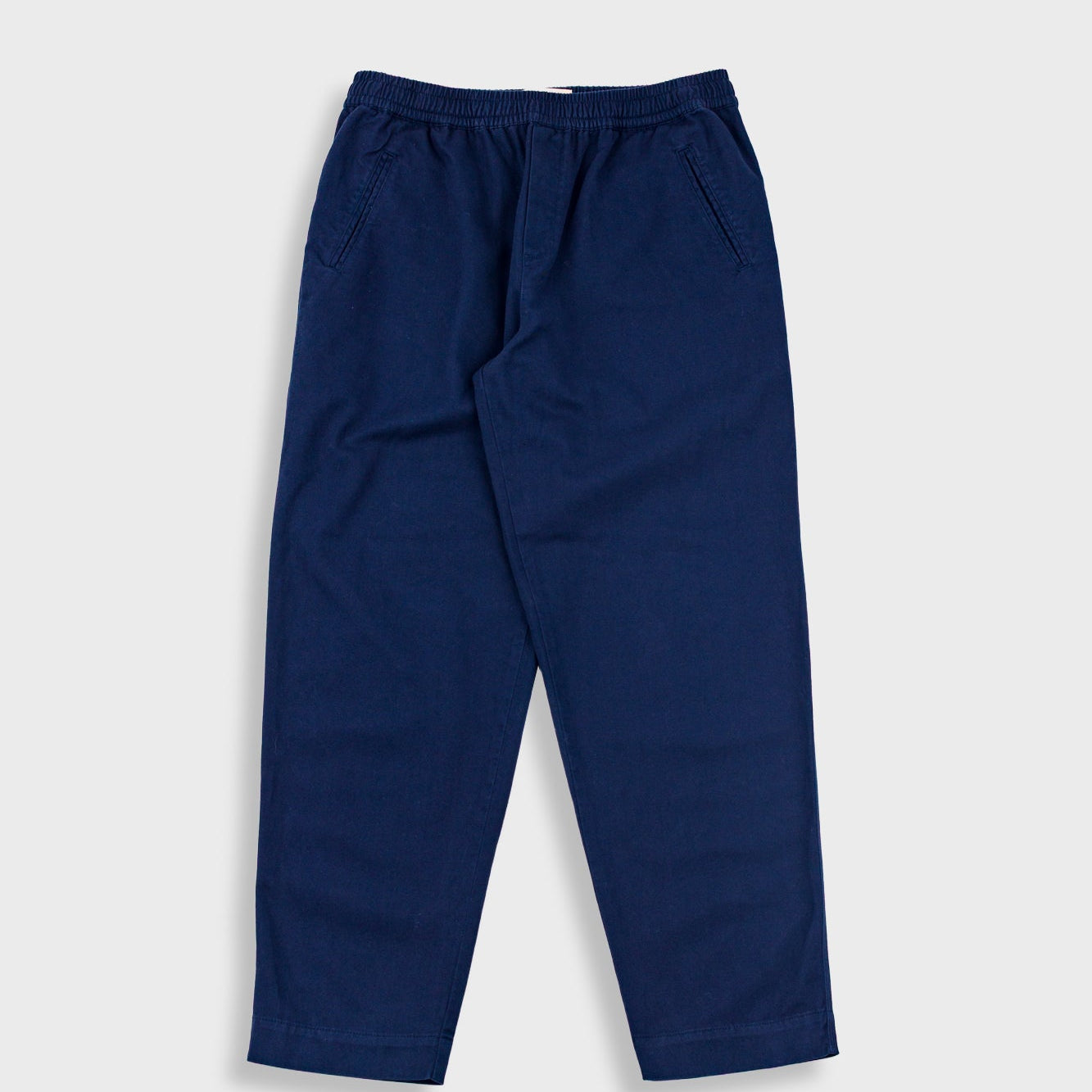 Folk Drawcord Assembly Pant Brushed Twill Deep Navy - Steranko Clothing Manchester