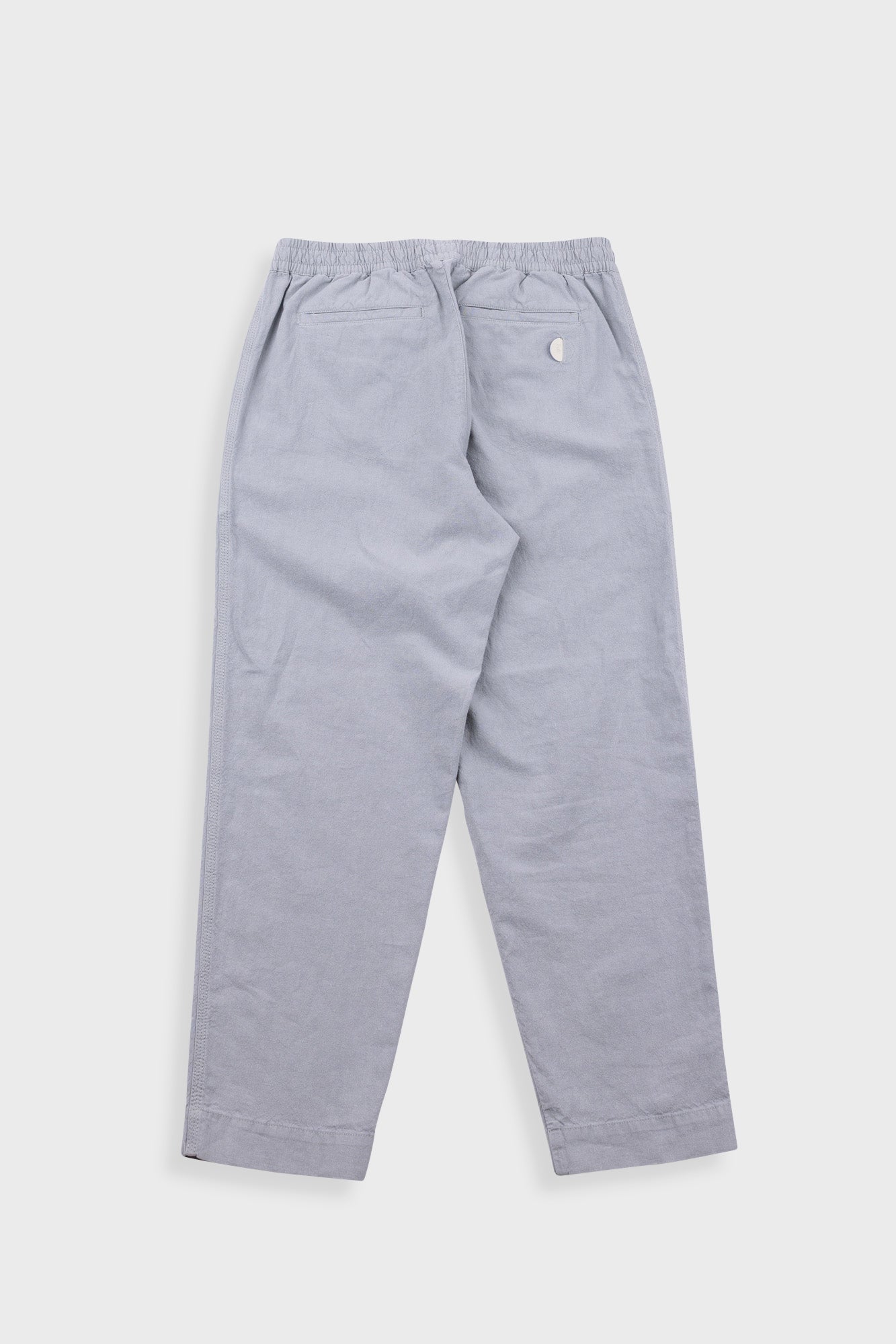 Folk Drawcord Assembly Pant Silver Grey Cotton / Linen - Steranko Clothing Manchester