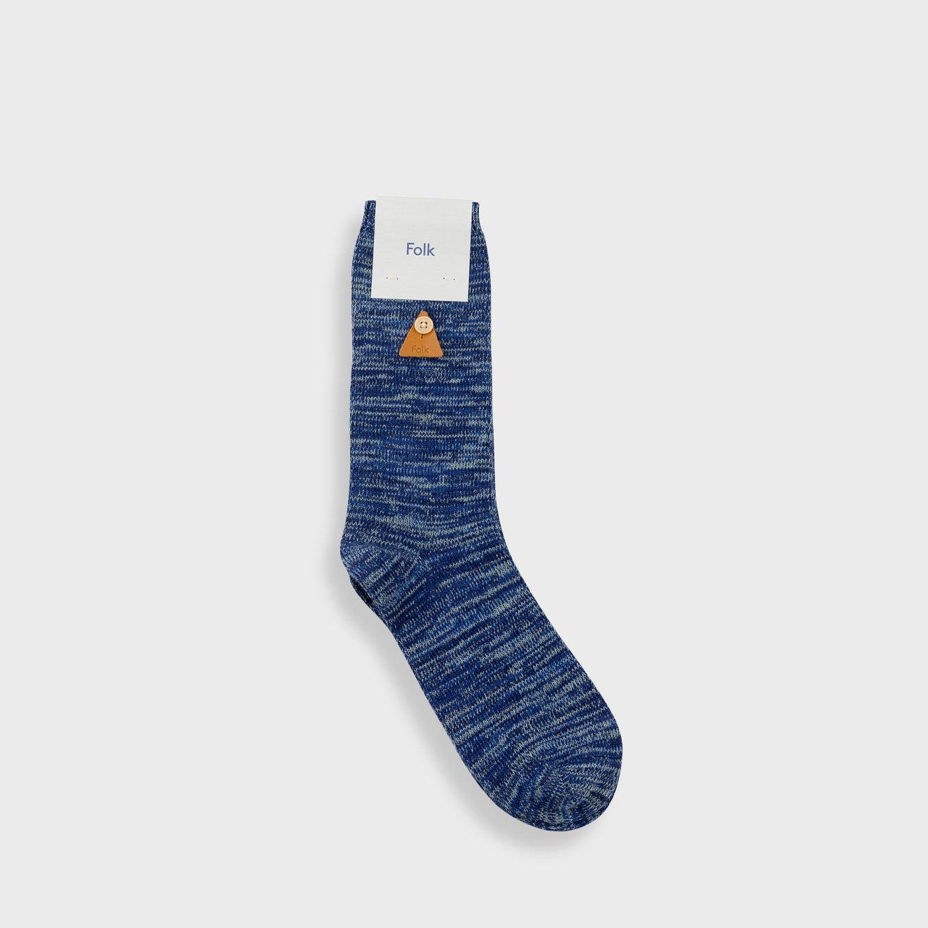Folk Melange Sock Blue Mix - Steranko Clothing Manchester