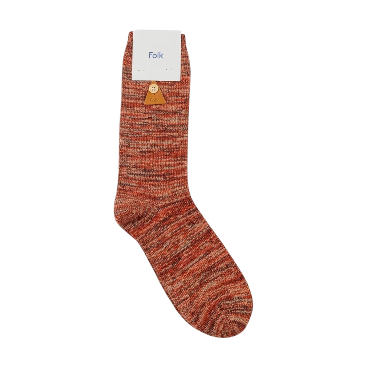 Folk Melange Sock Clay Mix - Steranko Clothing Manchester