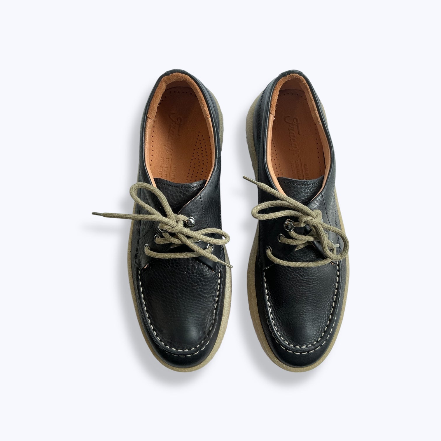 Fracap Airling L - 02 Strobel Shoes Black - Steranko Clothing Manchester