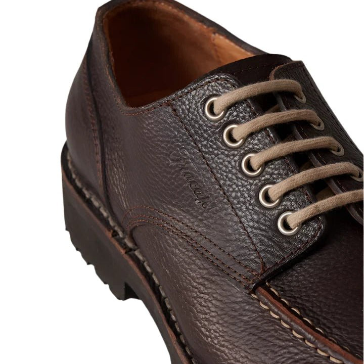 Fracap Postman Derby Shoes Brown - Steranko Clothing Manchester