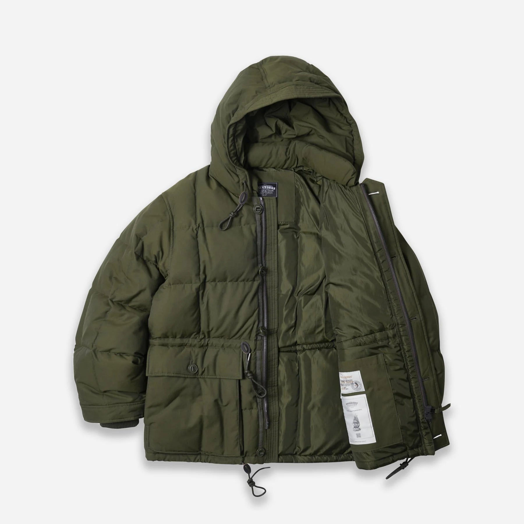 Frizmworks Karakoram Down Parka Dark Green - Steranko Clothing Manchester