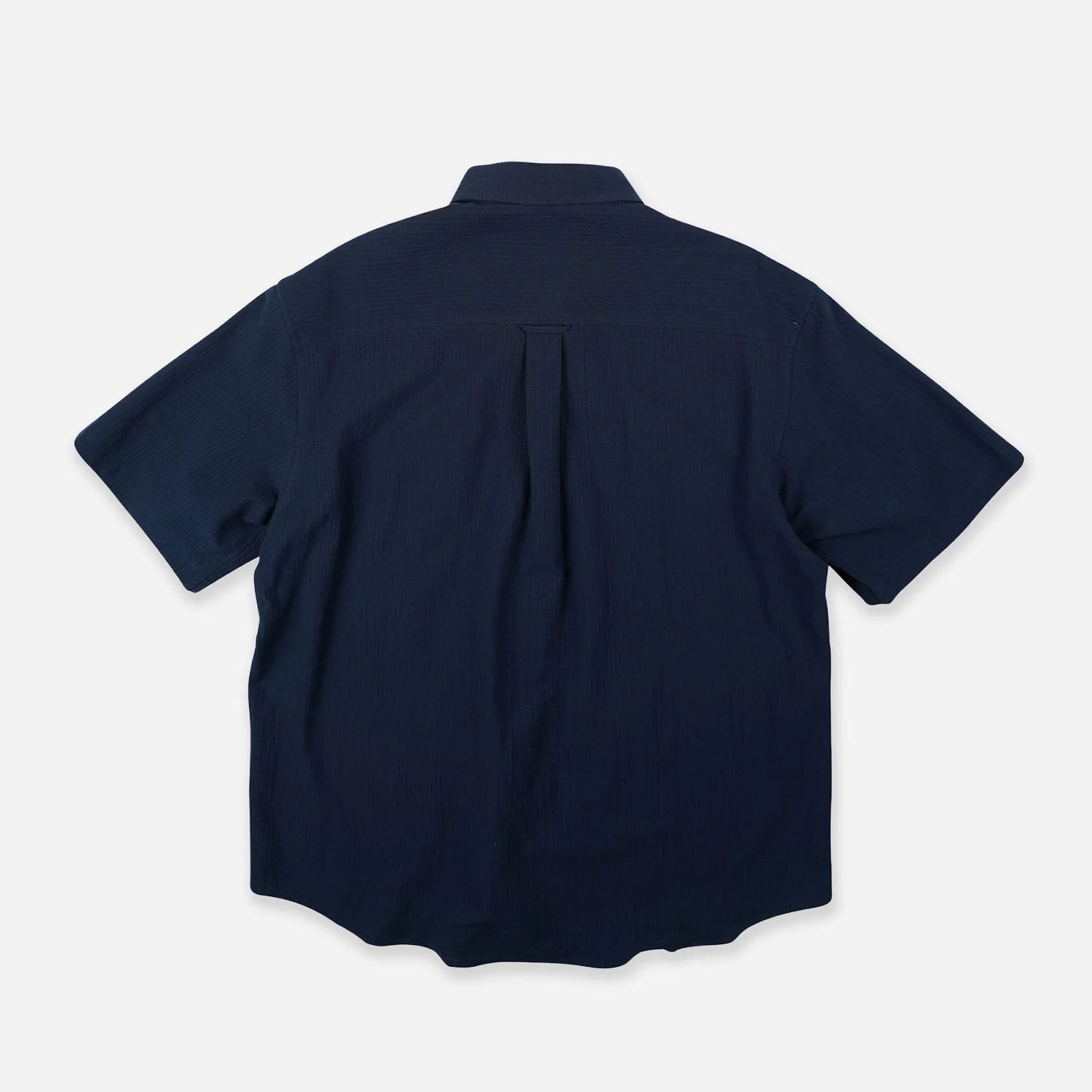 Frizmworks OG Dobby Seersucker Half Shirt Navy - Steranko Clothing Manchester