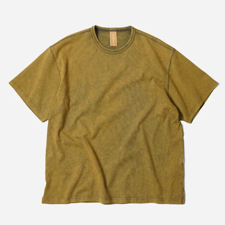 Frizmworks Pigment Dyeing Half Tee Olive - Steranko Clothing Manchester