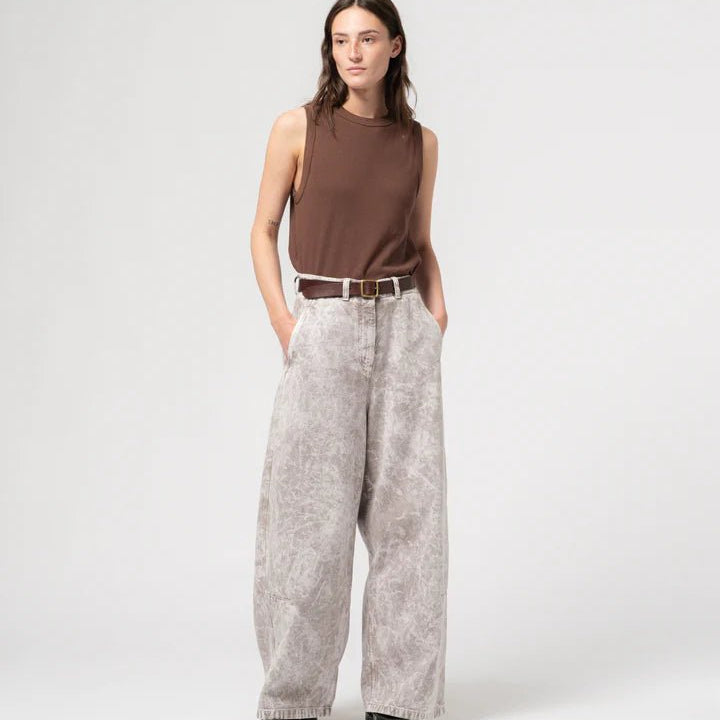 Girls of Dust Atlantide Chino Canvas Trouser Marble - Steranko Clothing Manchester