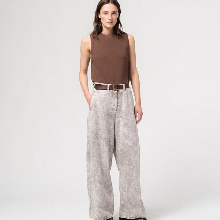 Girls of Dust Atlantide Chino Canvas Trouser Marble - Steranko Clothing Manchester